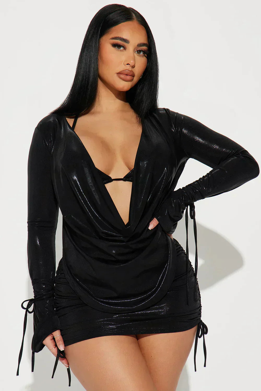 Kora 3-Piece Skirt Set – Black