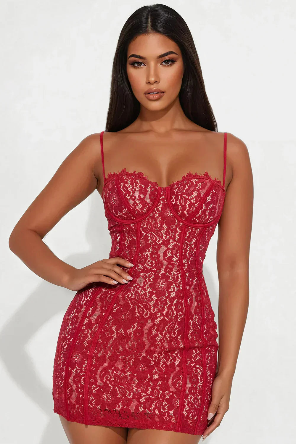 Lover's Spell Lace Mini Dress