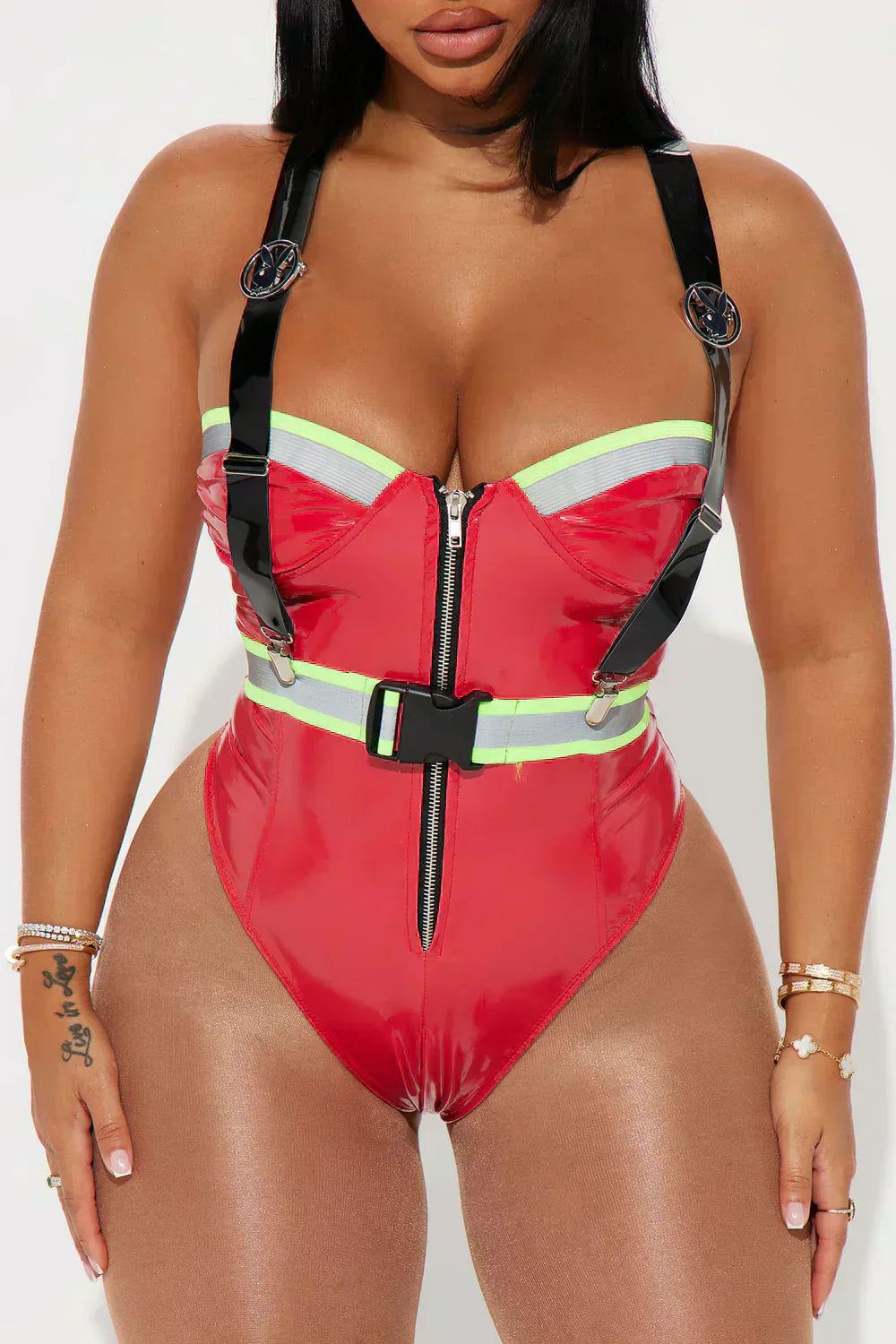 Blazing Hot Firefighter 3-Piece Costume Set – Red/Combo