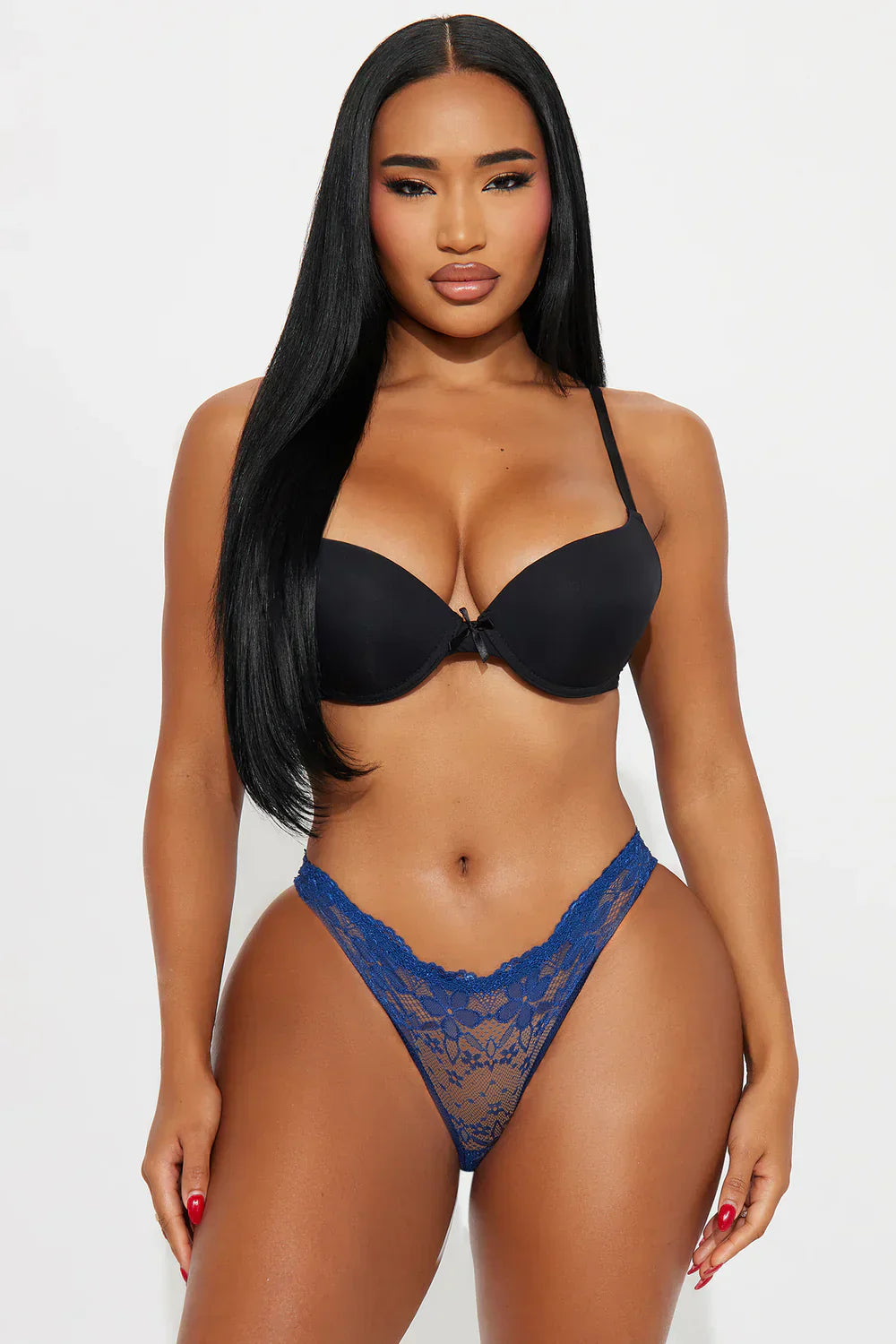 Lorraine Lace Crotchless Hipster Panty