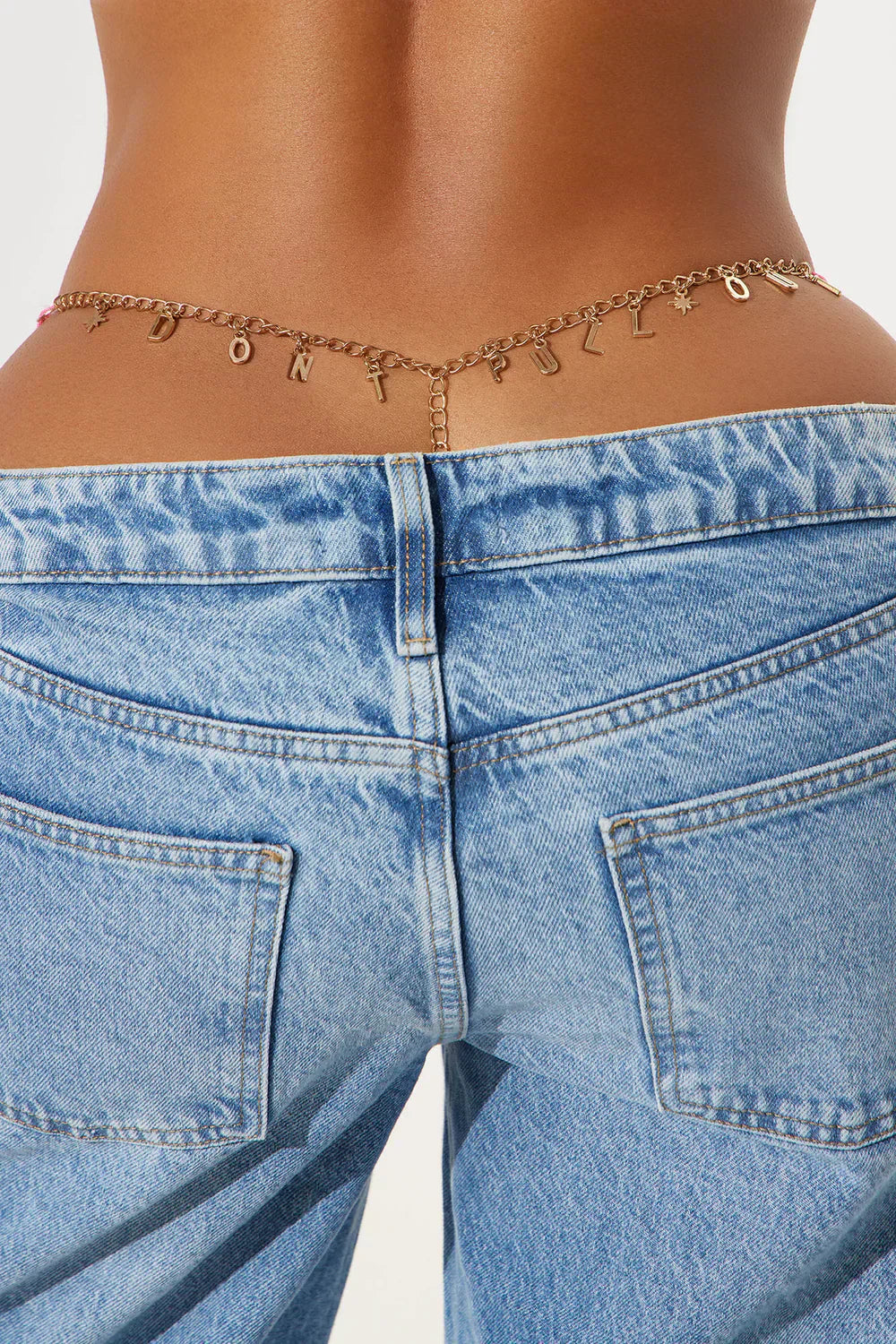 Don't Pull Out" Charm Back Panty