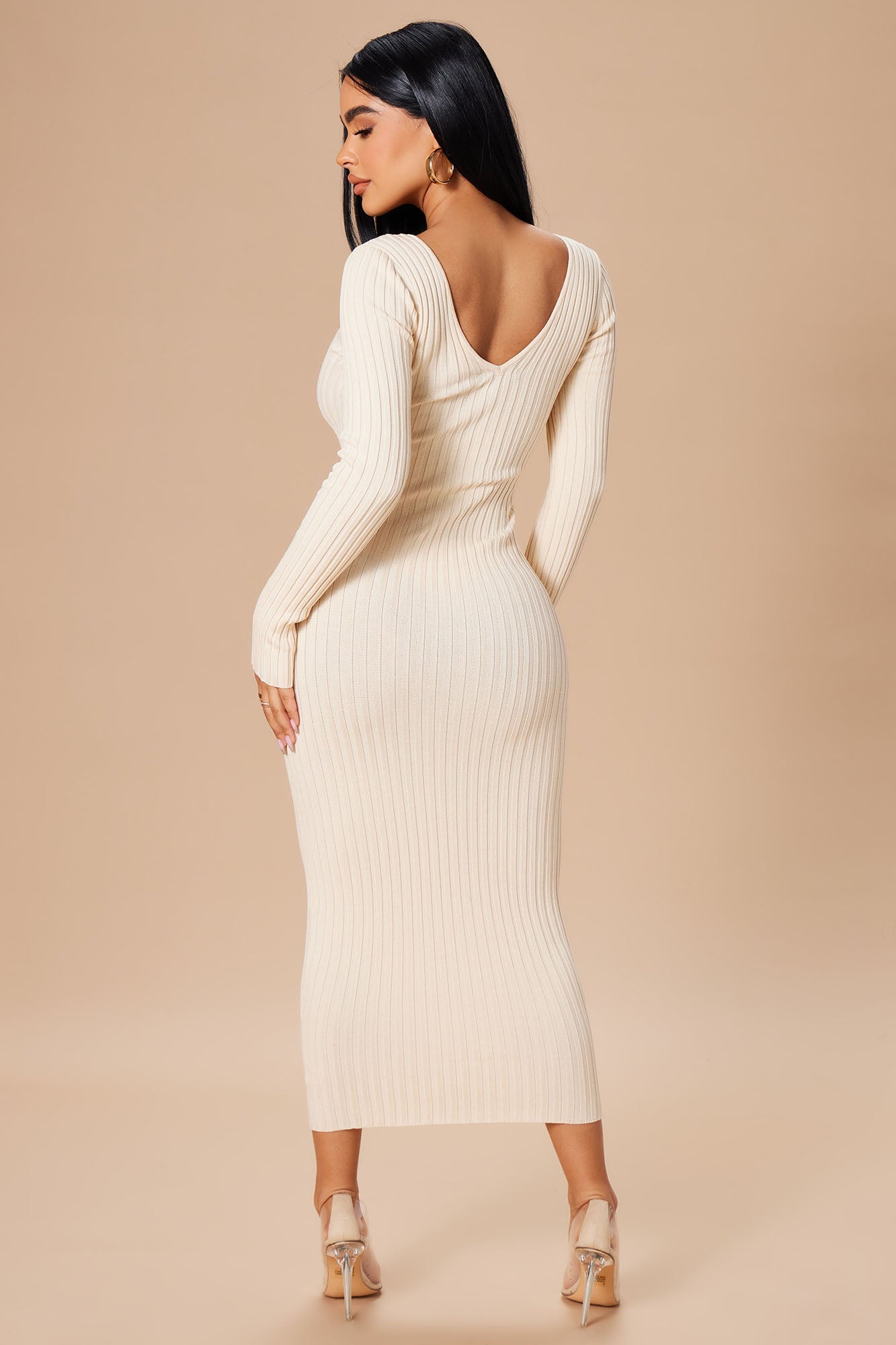 Kallan Knit Dress - Taupe