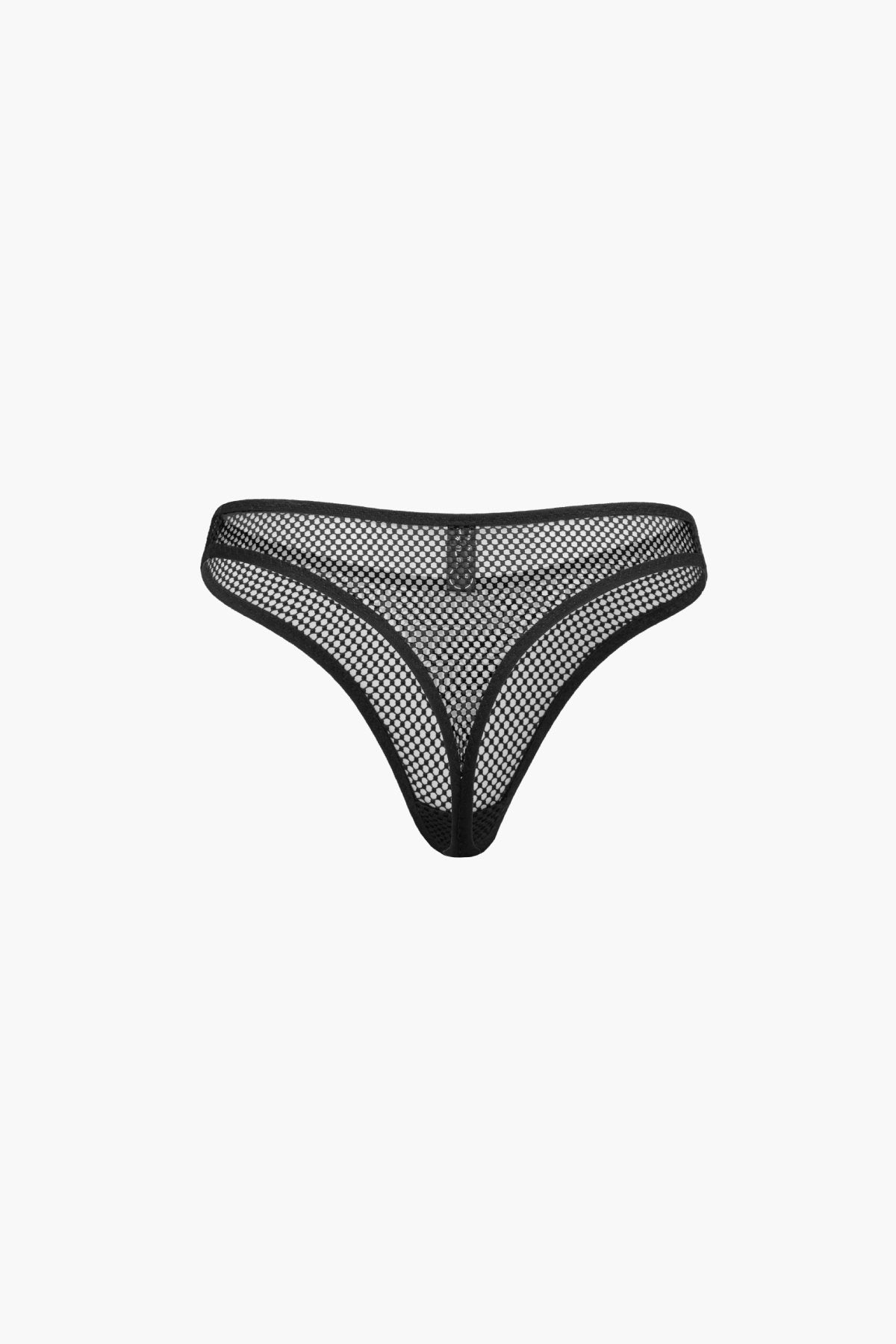 Luna Sheer – High-Leg Mesh Thong