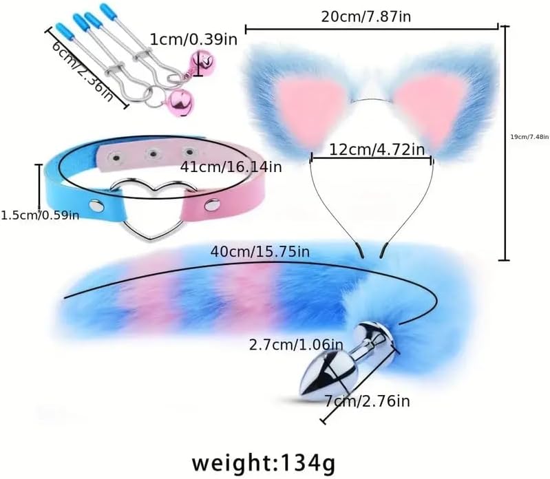 Wild Desires Fox Tail Play Set – 4-Piece Sensory Kit