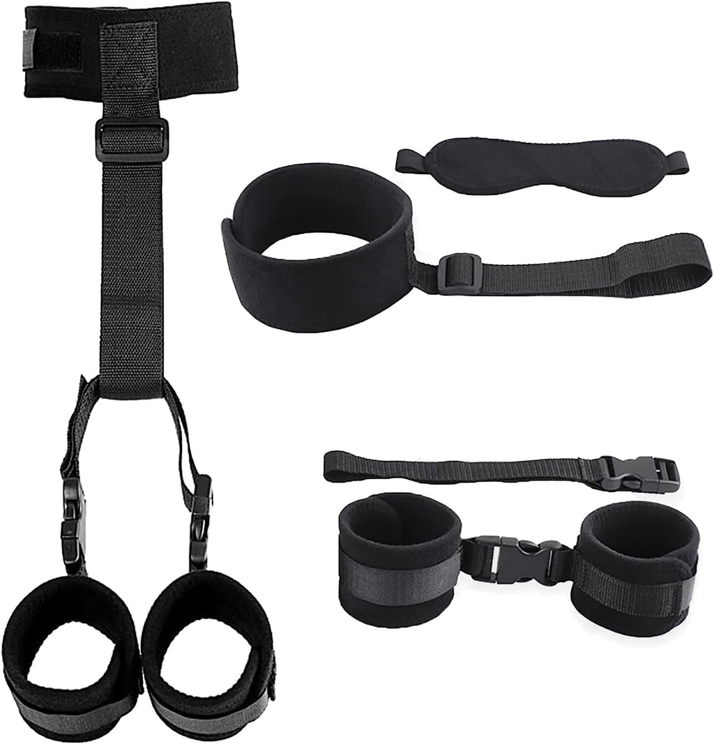Neck-to-Wrist Bondage Restraint Set