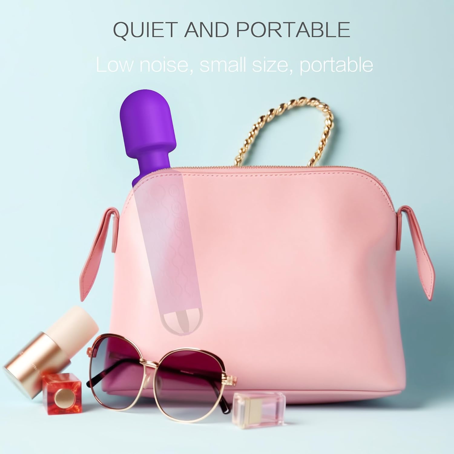 Power Wand – 8-Speed, 20-Pattern G-Spot & Clitoral Vibrator