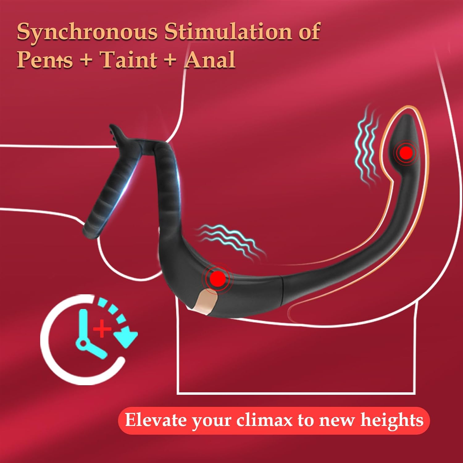 Vibrating Penis Ring with Remote