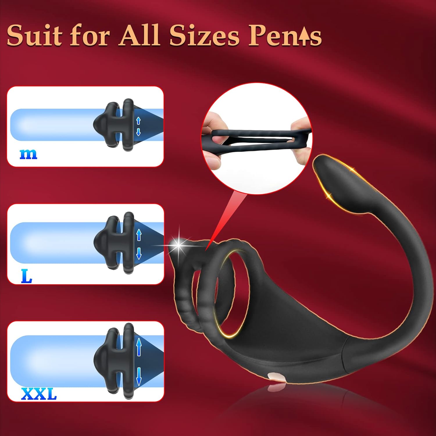 Vibrating Penis Ring with Remote