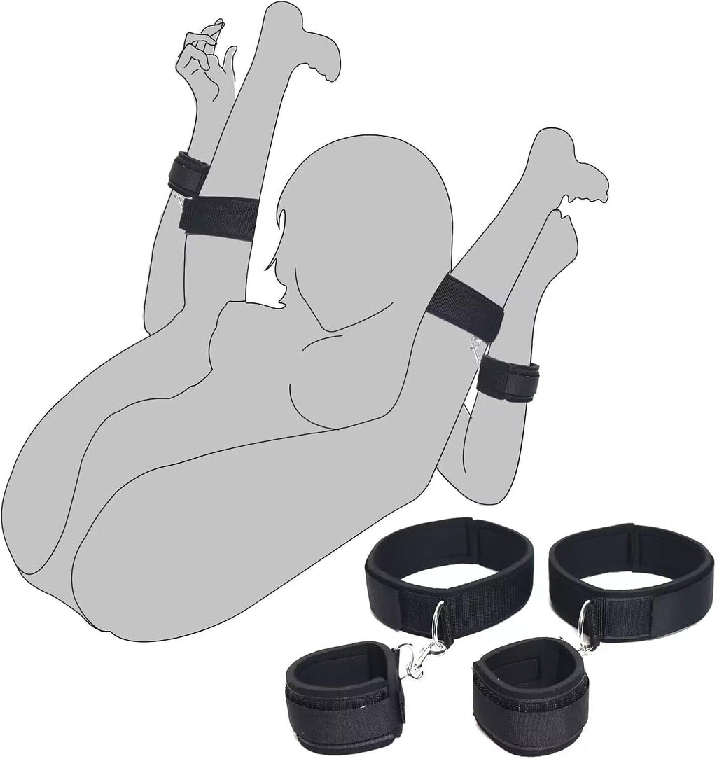 BDSM Wrist & Thigh Restraint Set
