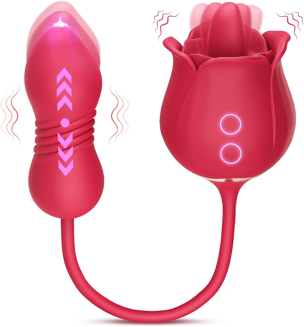 Rose Vibrator Dildo
