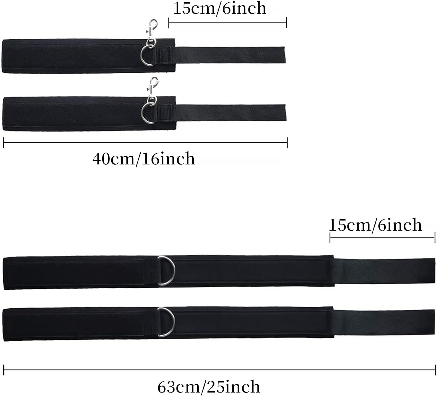 BDSM Wrist & Thigh Restraint Set