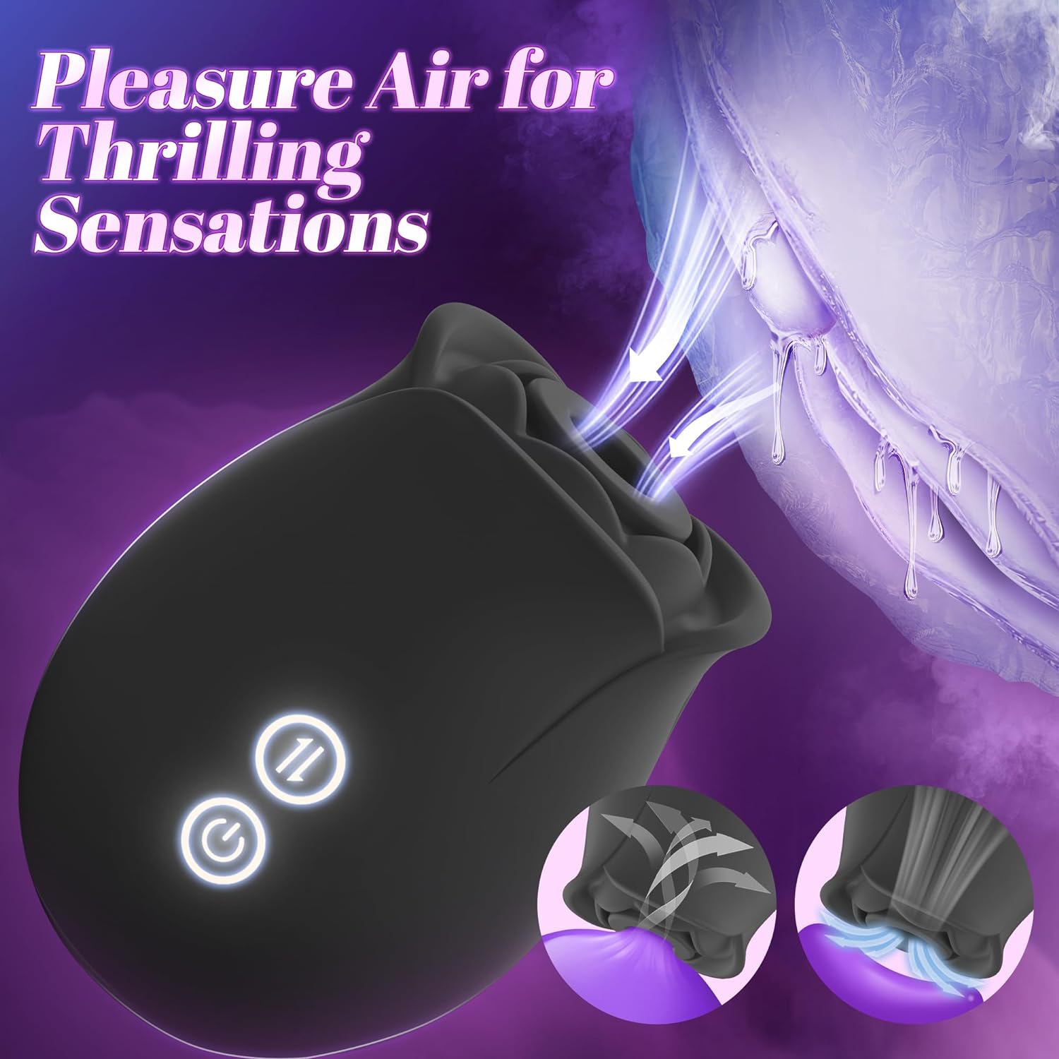 Rose Suction Vibrator