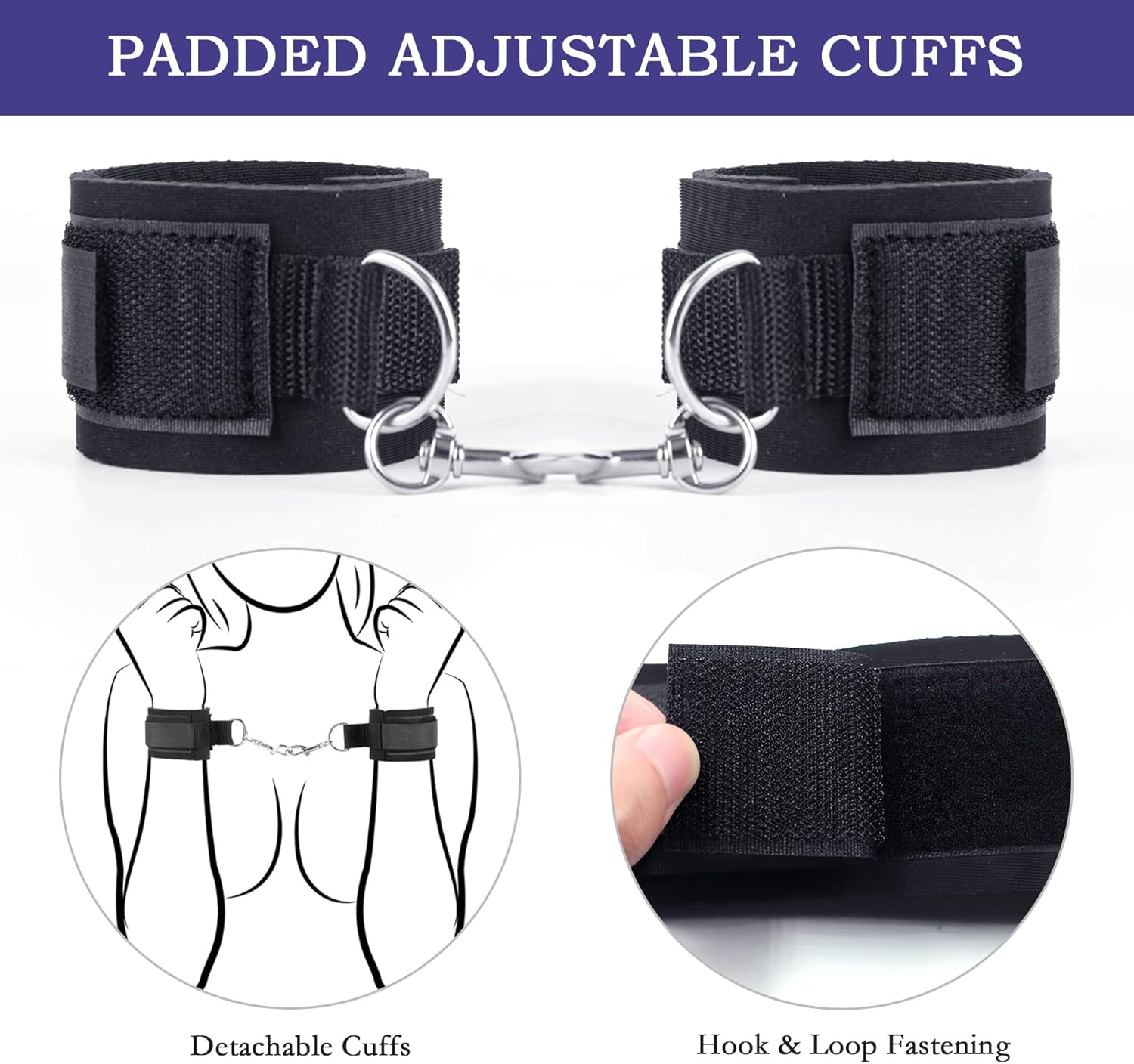 Wrist-to-Thigh Restraint Set