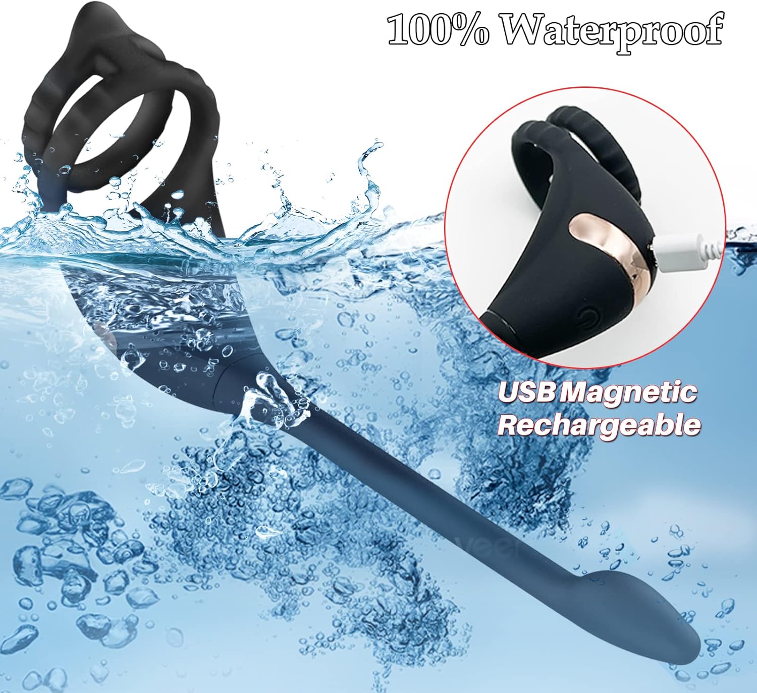 Vibrating Penis Ring with Remote