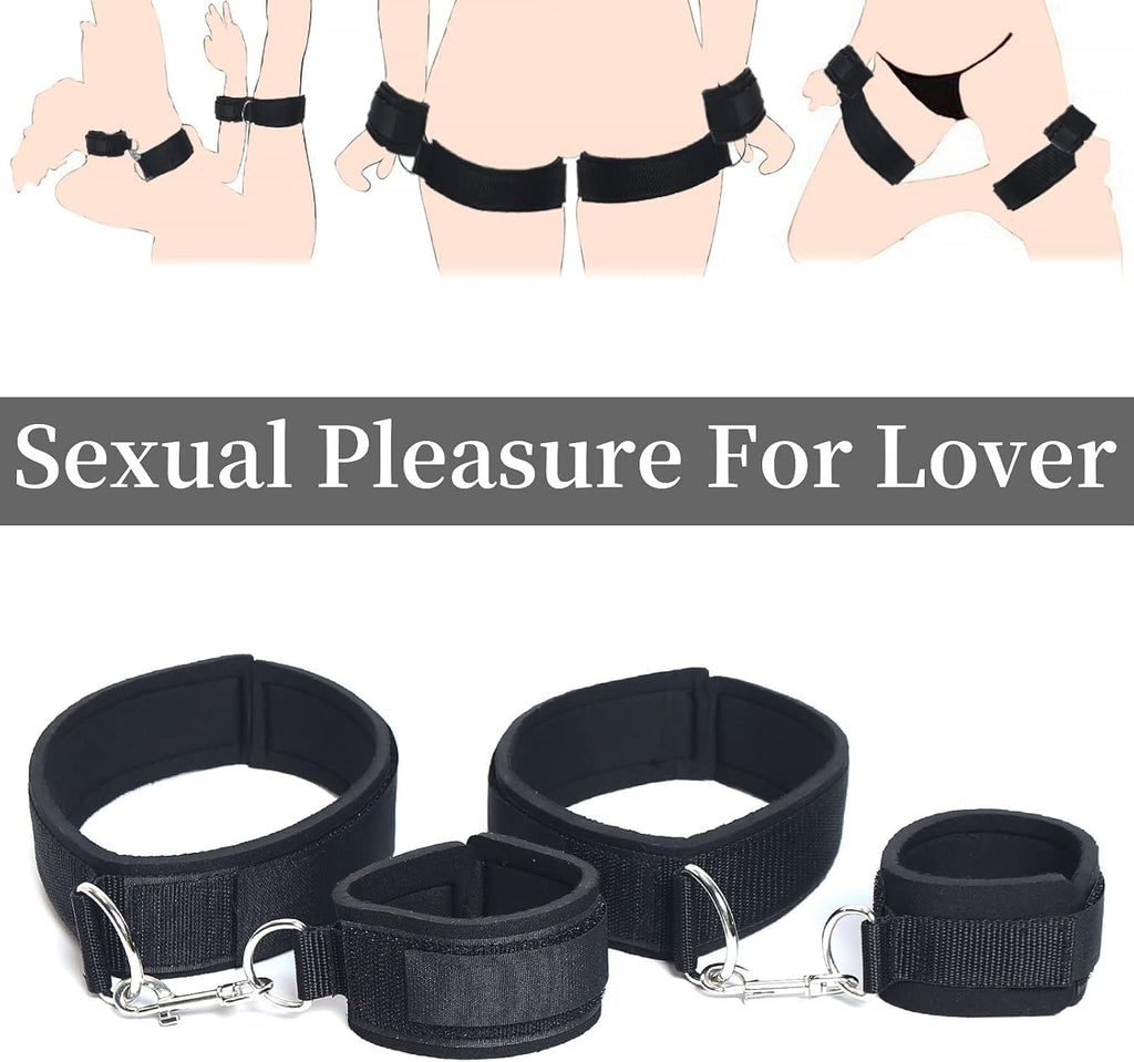 BDSM Wrist & Thigh Restraint Set