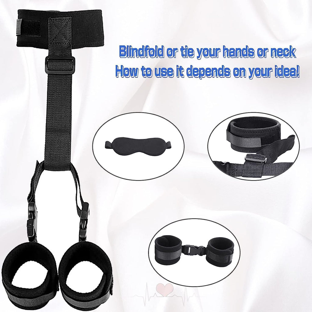 Neck-to-Wrist Bondage Restraint Set