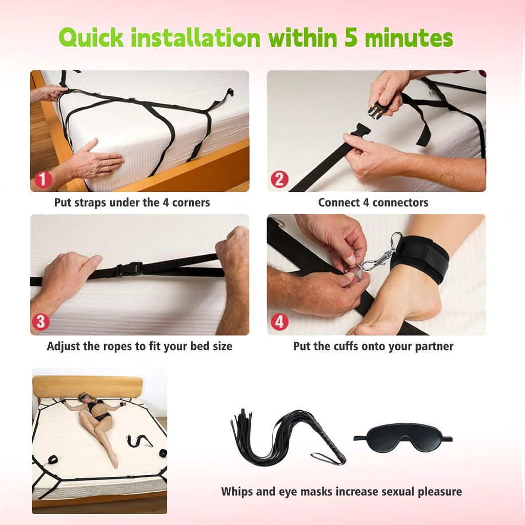 Ultimate Sensation 10-Piece Bondage Kit