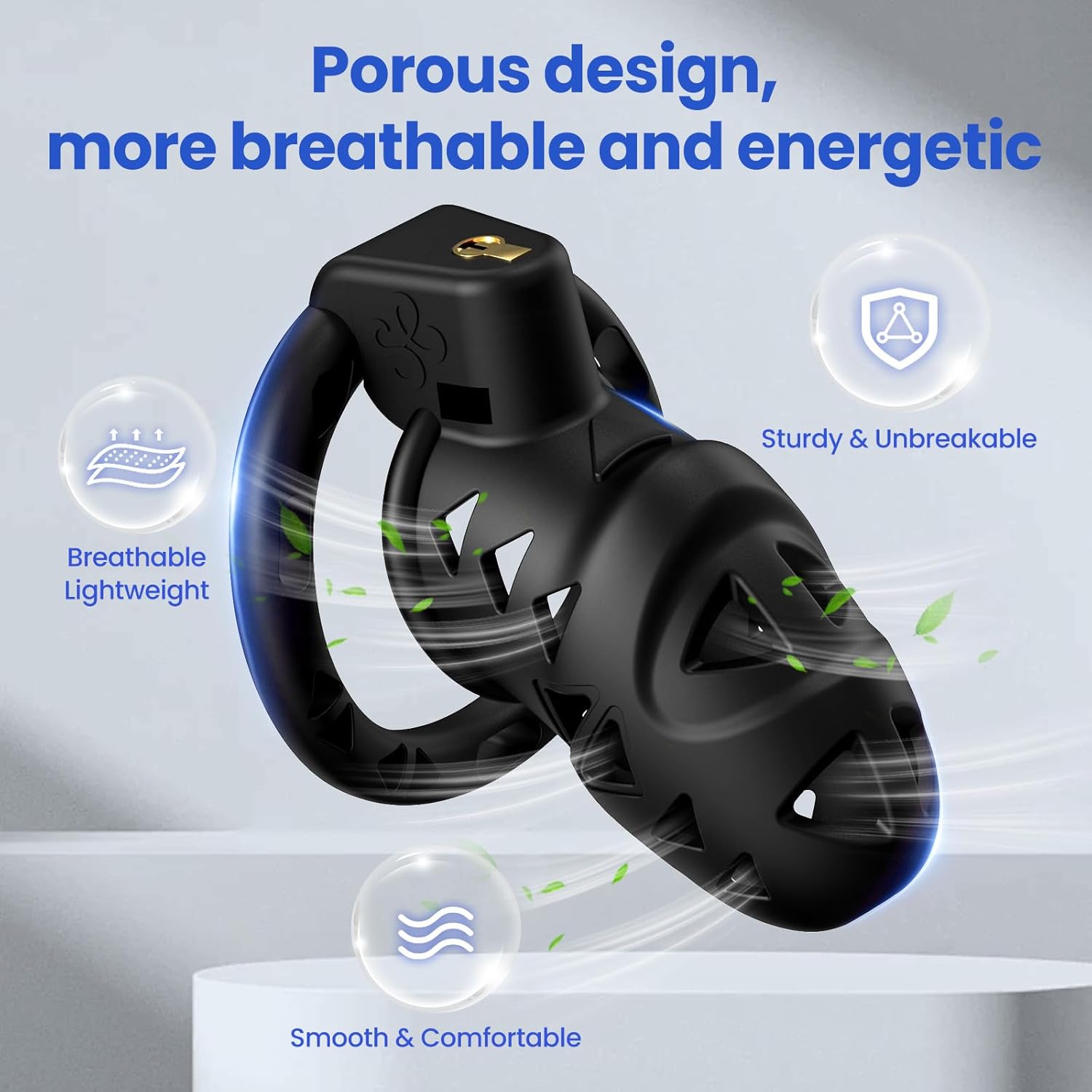 Adjustable Chastity Cage Anal Plugs & Strap-On Harness