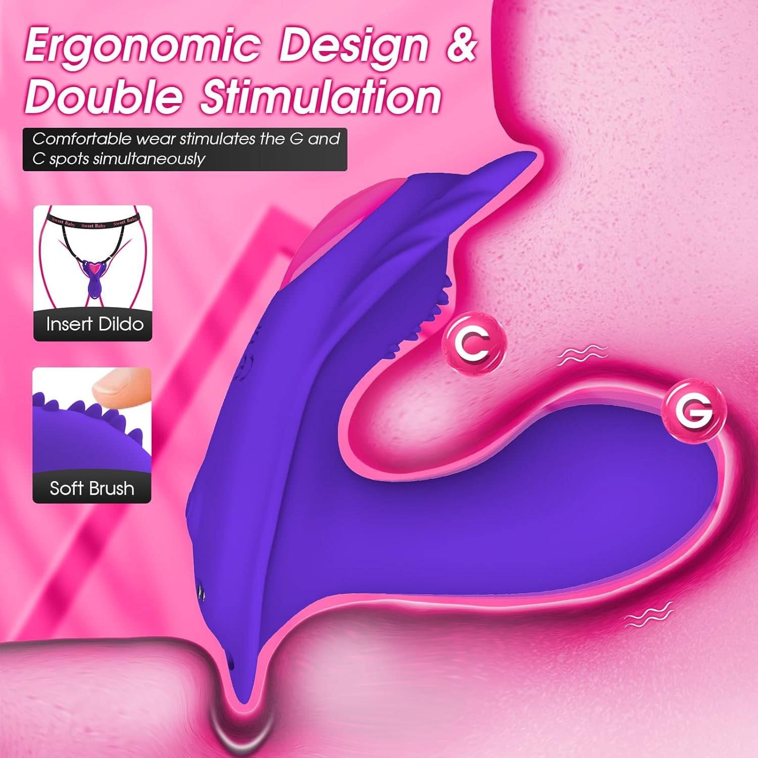 Portable Butterfly Vibrator for Women