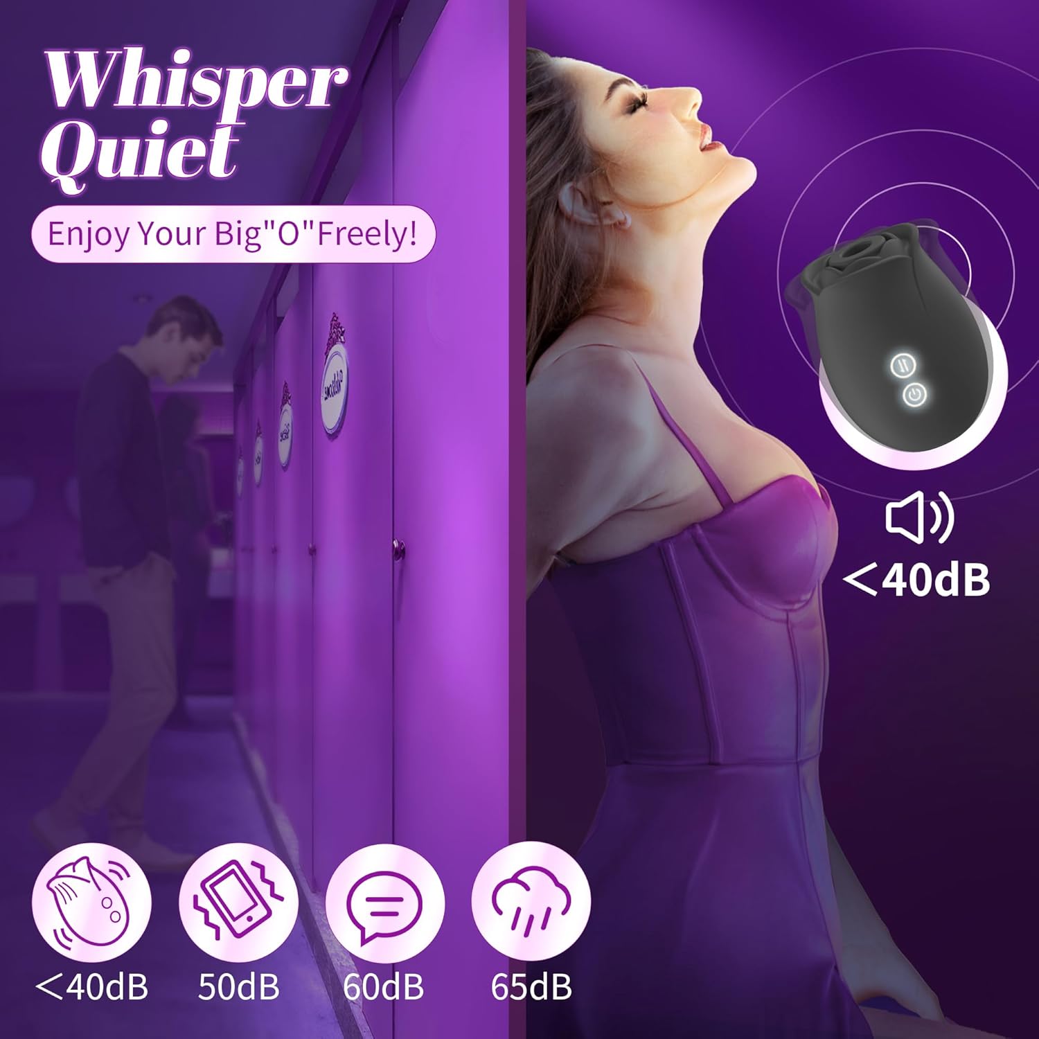 Rose Suction Vibrator