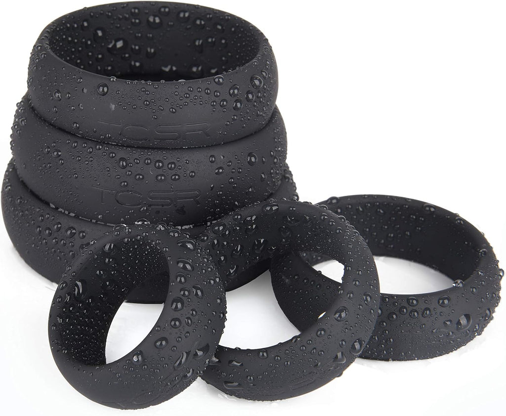 TCSR 6-Piece Medical Grade Silicone Cock Ring Set