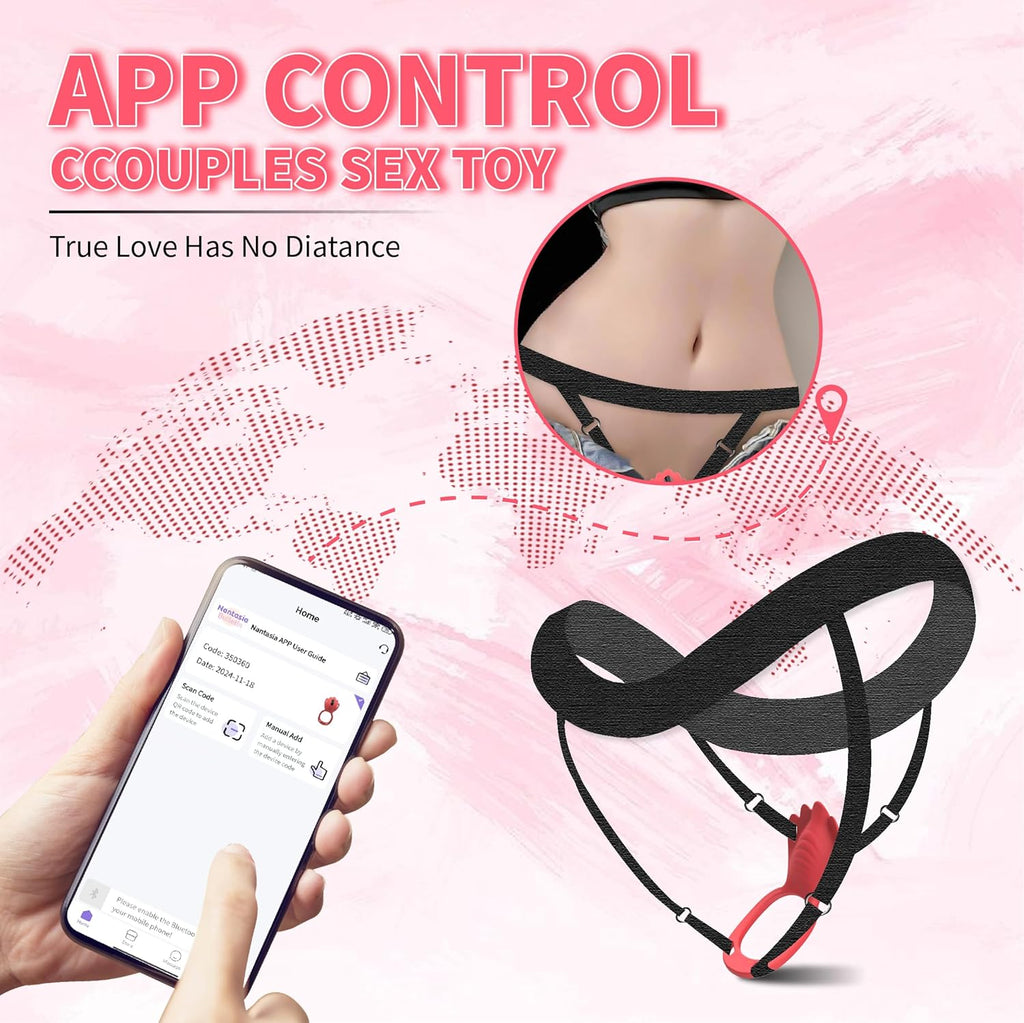 Wearable Panty Vibrator with Remote & App Control