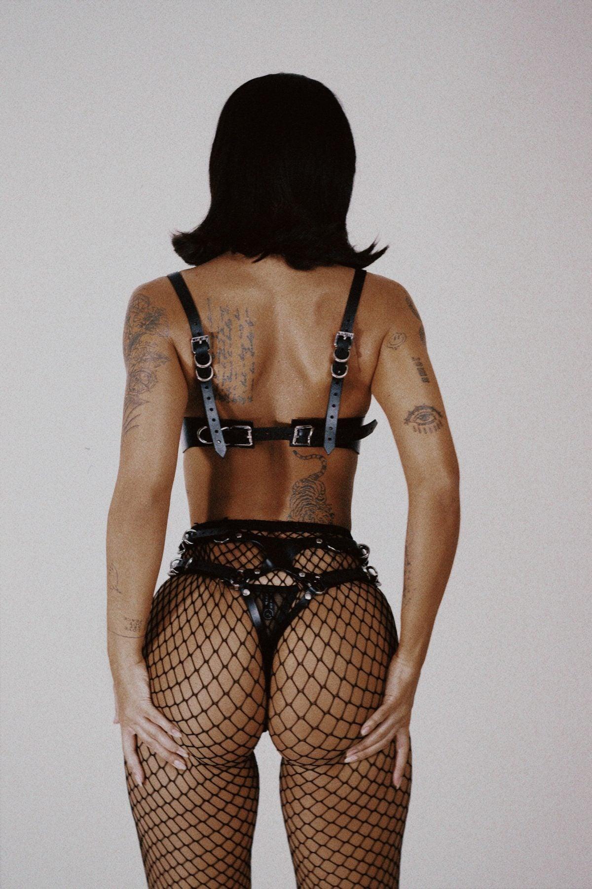 Temptress Open Crotch Fishnet Tights