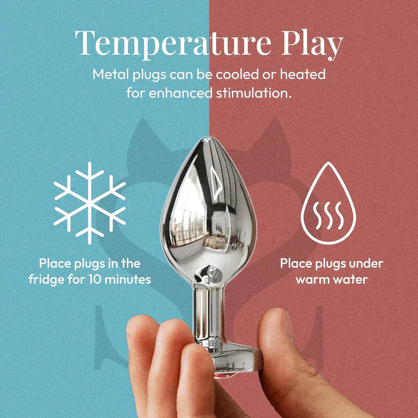 Premium Aluminum Alloy Butt Plug - Unisex